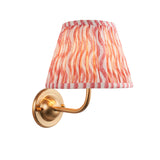 Dome Arc & Ripple 20cm Coral pink shade - Comet Lighting