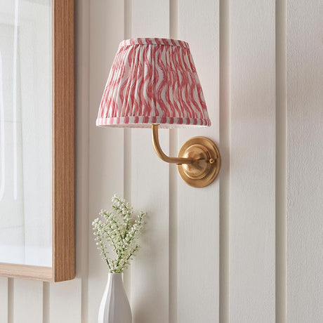 Dome Arc & Ripple 20cm Coral pink shade - Comet Lighting