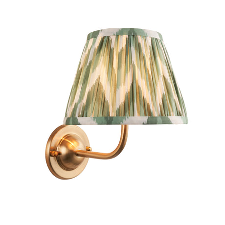 Dome Arc & Zigzag 20cm Cotswold green shade - Comet Lighting