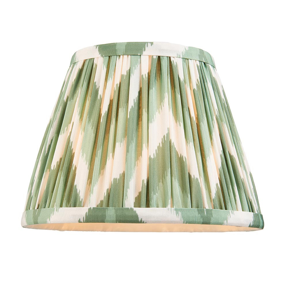 Dome Arc & Zigzag 20cm Cotswold green shade - Comet Lighting