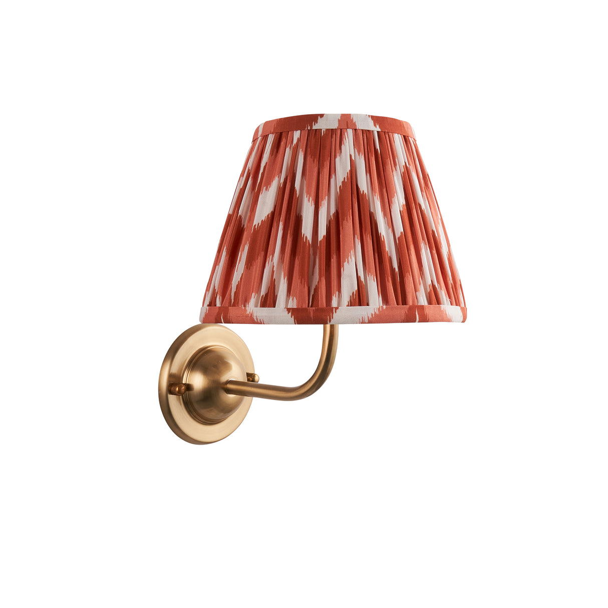 Dome Arc & Zigzag 20cm Apricot orange shade - Comet Lighting