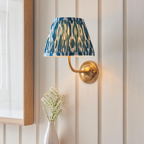 Dome Arc & Ikat 20cm Marlin blue shade - Comet Lighting