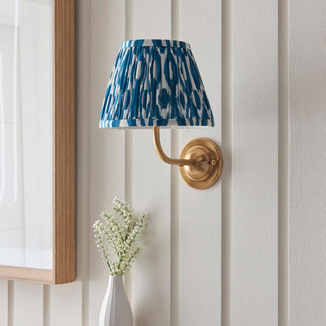 Dome Arc & Ikat 20cm Marlin blue shade - Comet Lighting