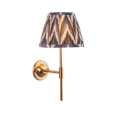 Dome T Bar & Zigzag 20cm Pearl grey shade - Comet Lighting