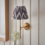 Dome T Bar & Zigzag 20cm Pearl grey shade - Comet Lighting