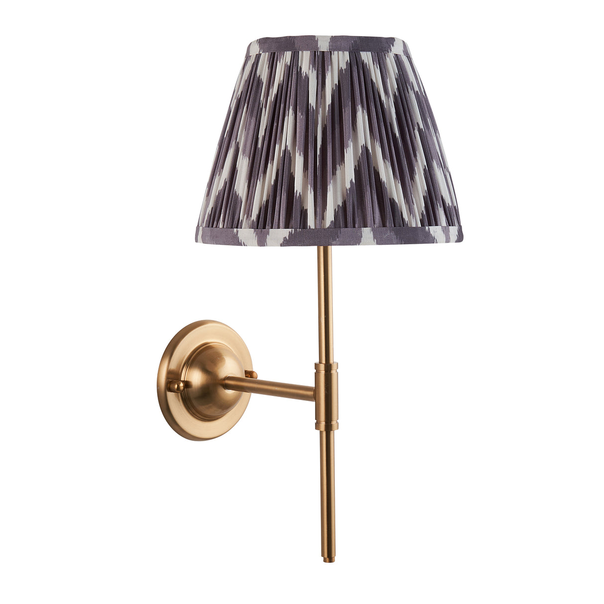 Dome T Bar & Zigzag 20cm Pearl grey shade - Comet Lighting