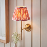 Dome T Bar & Ikat 20cm Coral pink shade - Comet Lighting