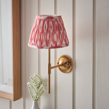 Dome T Bar & Ikat 20cm Coral pink shade - Comet Lighting