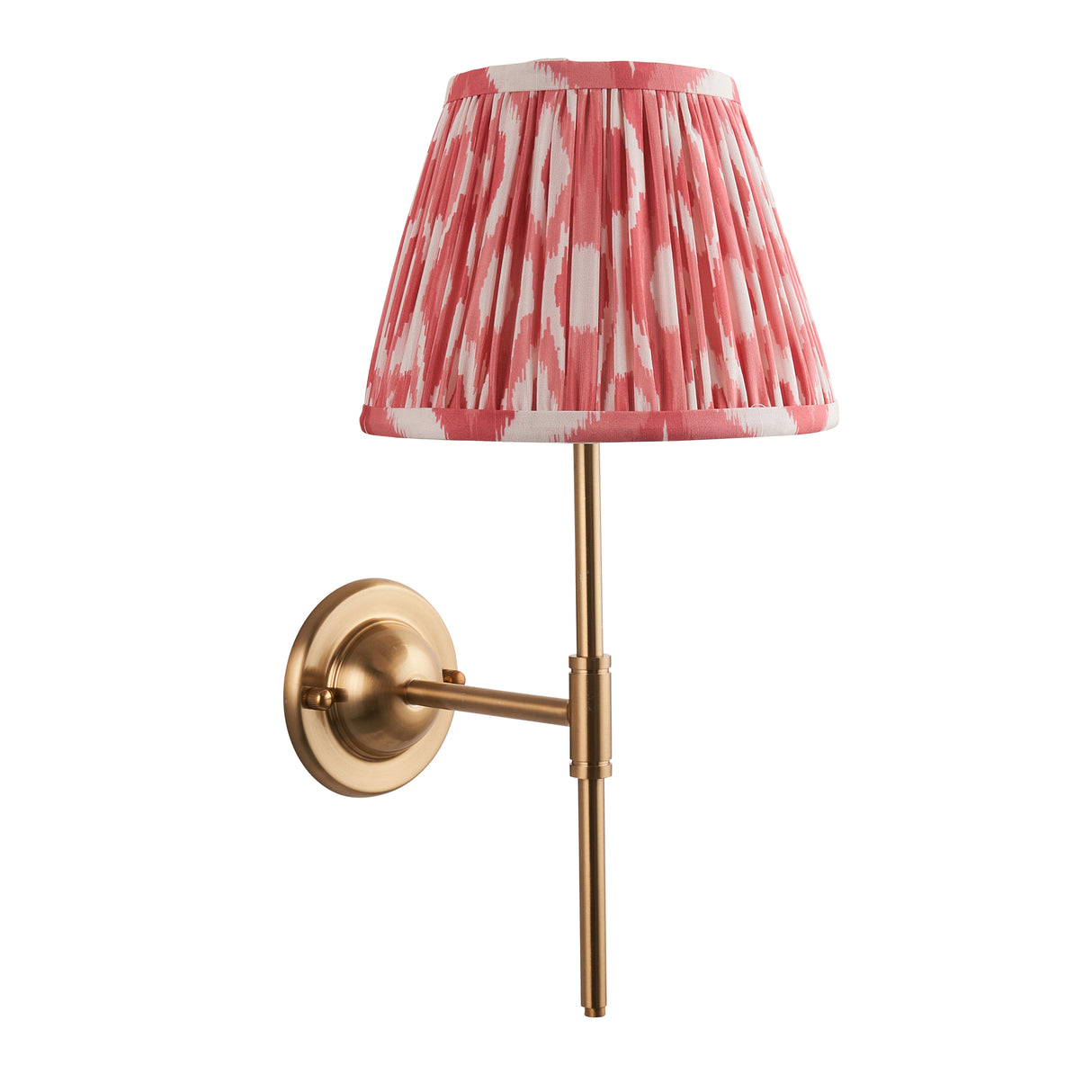 Dome T Bar & Ikat 20cm Coral pink shade