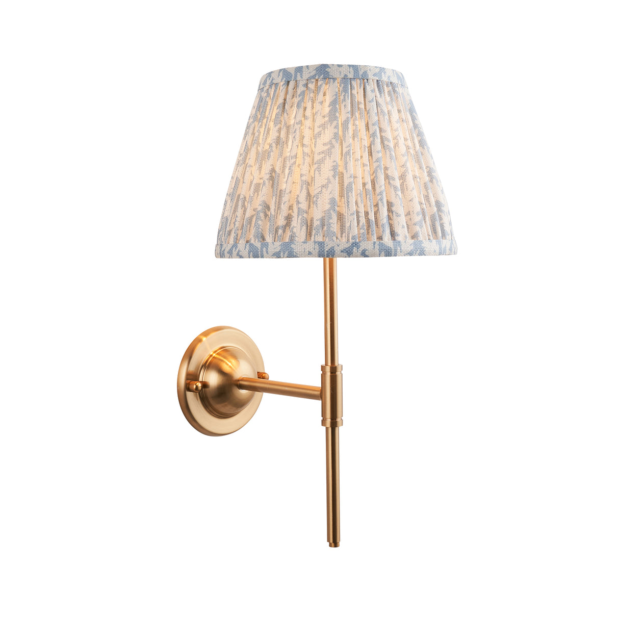 Dome T Bar & Leaf 20cm Shell bay blue shade - Comet Lighting