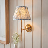 Dome T Bar & Leaf 20cm Shell bay blue shade - Comet Lighting