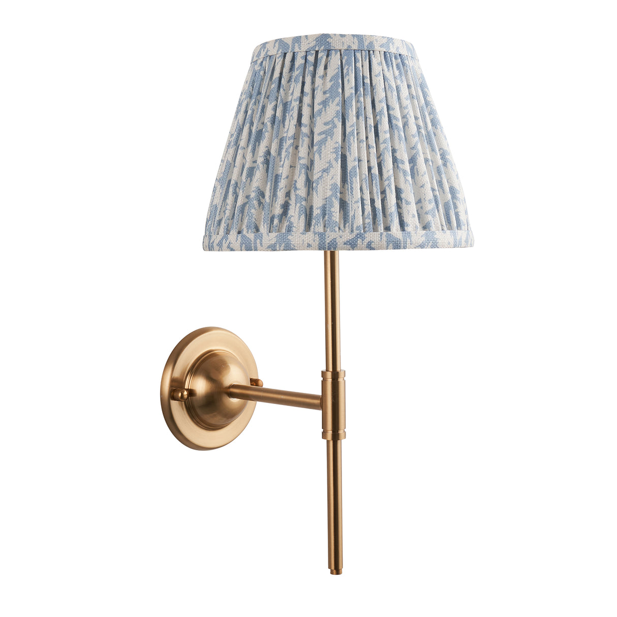 Dome T Bar & Leaf 20cm Shell bay blue shade - Comet Lighting