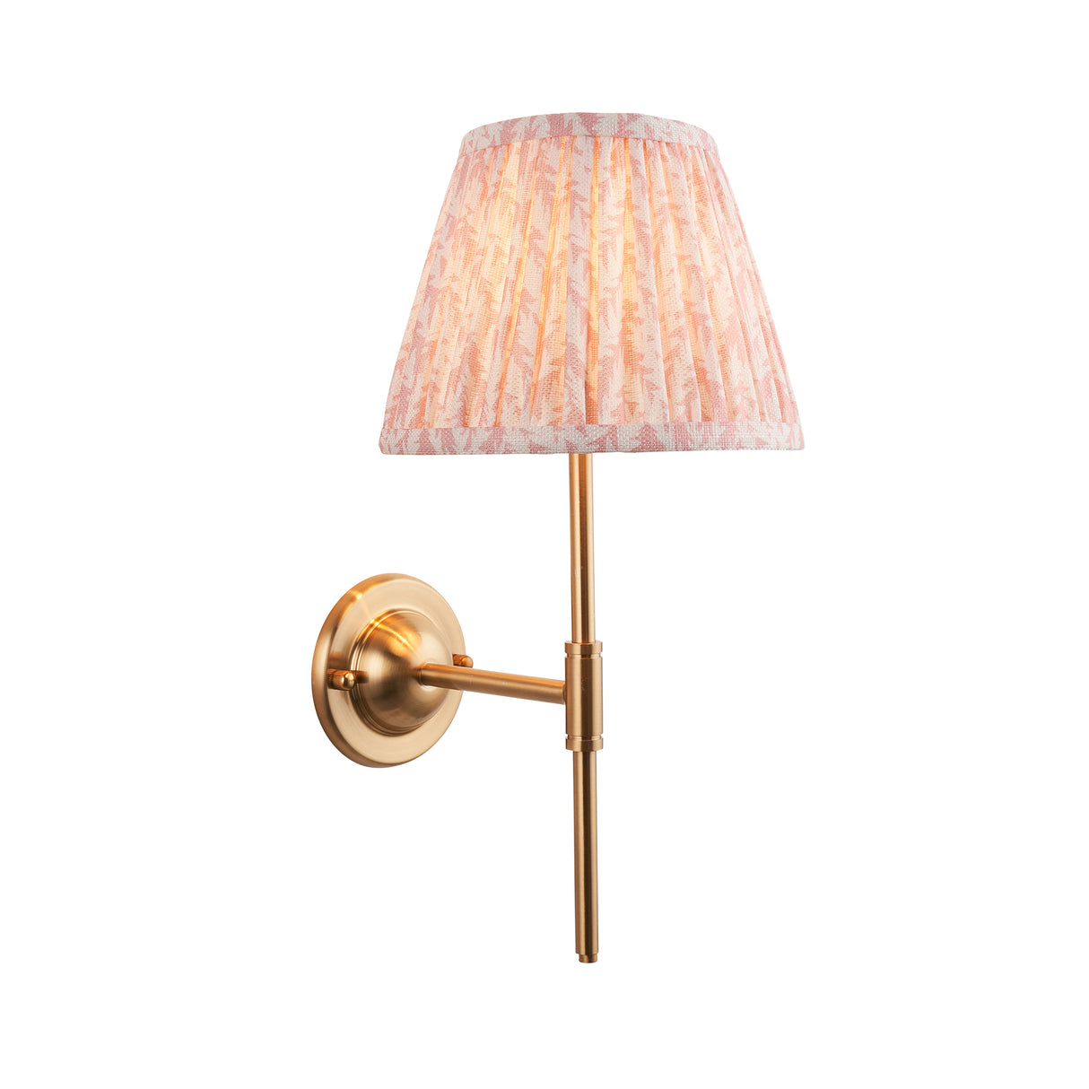 Dome T Bar & Leaf 20cm Peachy keen shade - Comet Lighting