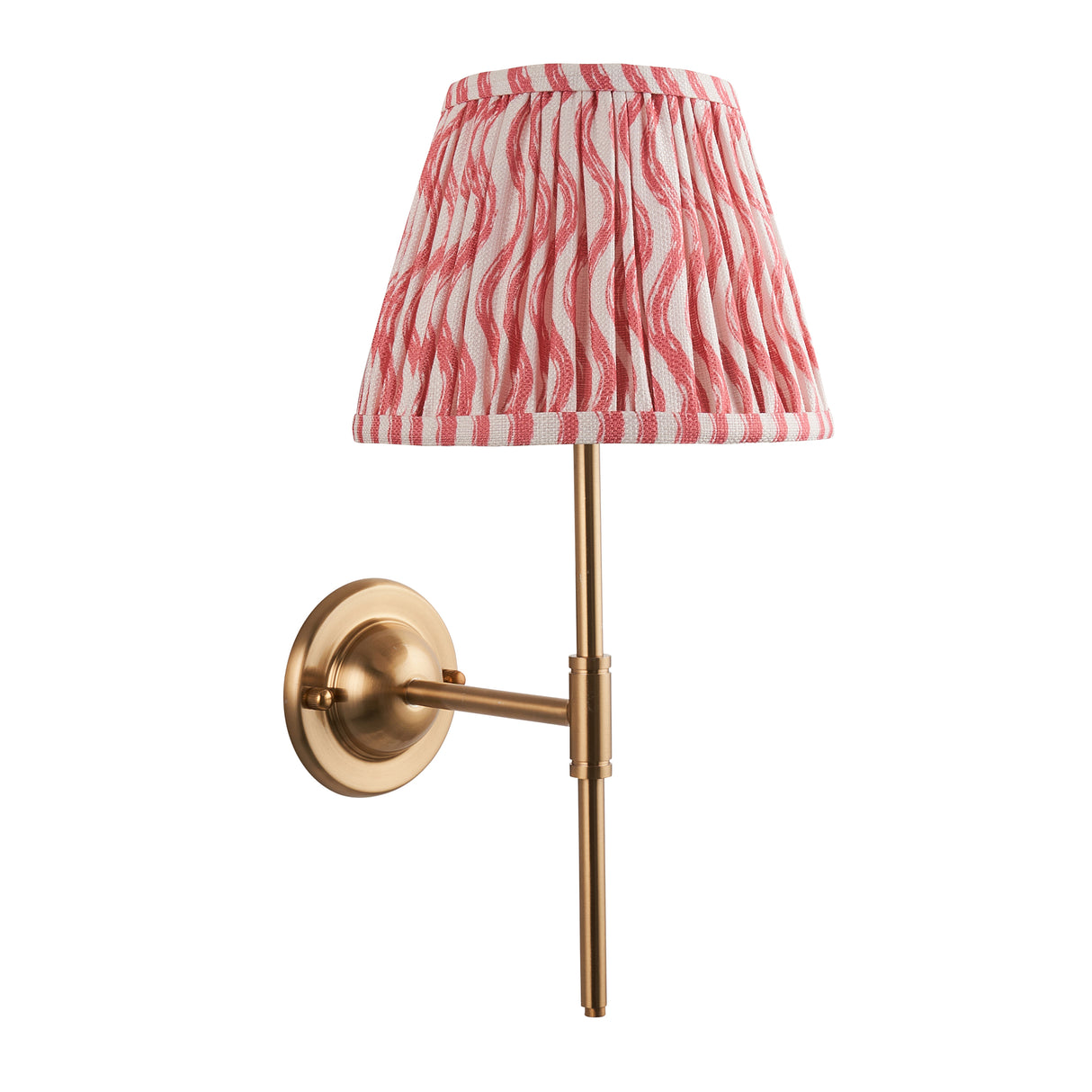 Dome T Bar & Ripple 20cm Coral pink shade - Comet Lighting