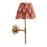 Dome T Bar & Zigzag 20cm Apricot orange shade - Comet Lighting