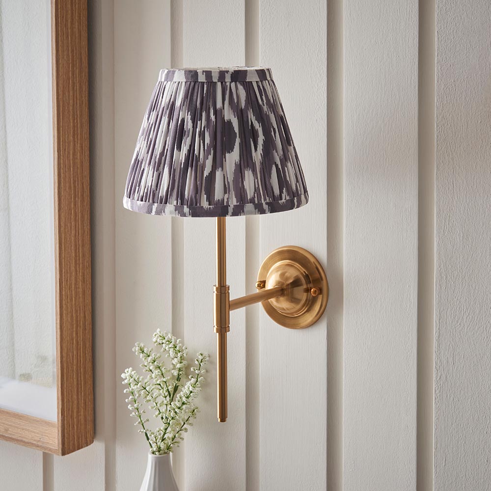 Dome T Bar & Ikat 20cm Pearl grey shade - Comet Lighting