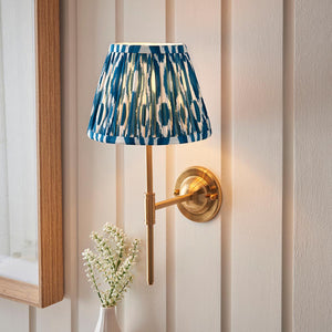 Dome T Bar & Ikat 20cm Marlin blue shade - Comet Lighting