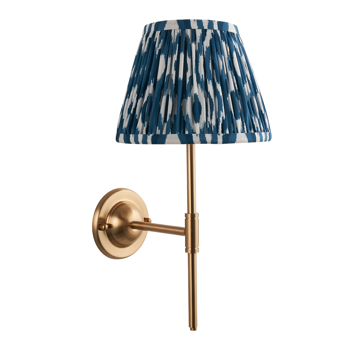 Dome T Bar & Ikat 20cm Marlin blue shade - Comet Lighting