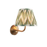 Obelisk Arc & Zigzag 20cm Cotswold green shade - Comet Lighting