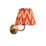 Obelisk Arc & Zigzag 20cm Apricot orange shade - Comet Lighting