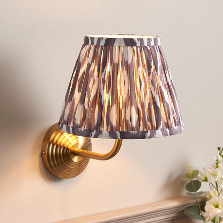 Obelisk Arc & Ikat 20cm Pearl grey shade - Comet Lighting