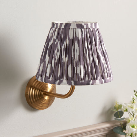 Obelisk Arc & Ikat 20cm Pearl grey shade - Comet Lighting