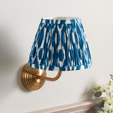 Obelisk Arc & Ikat 20cm Marlin blue shade - Comet Lighting