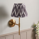 Obelisk T Bar & Zigzag 20cm Pearl grey shade - Comet Lighting