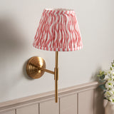 Obelisk T Bar & Ripple 20cm Coral pink shade - Comet Lighting