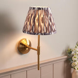 Obelisk T Bar & Ikat 20cm Pearl grey shade - Comet Lighting