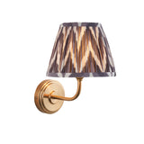 Step Arc & Zigzag 20cm Pearl grey shade - Comet Lighting