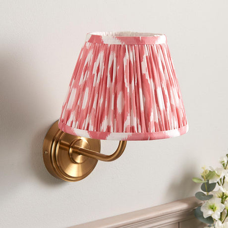 Step Arc & Ikat 20cm Coral pink shade - Comet Lighting