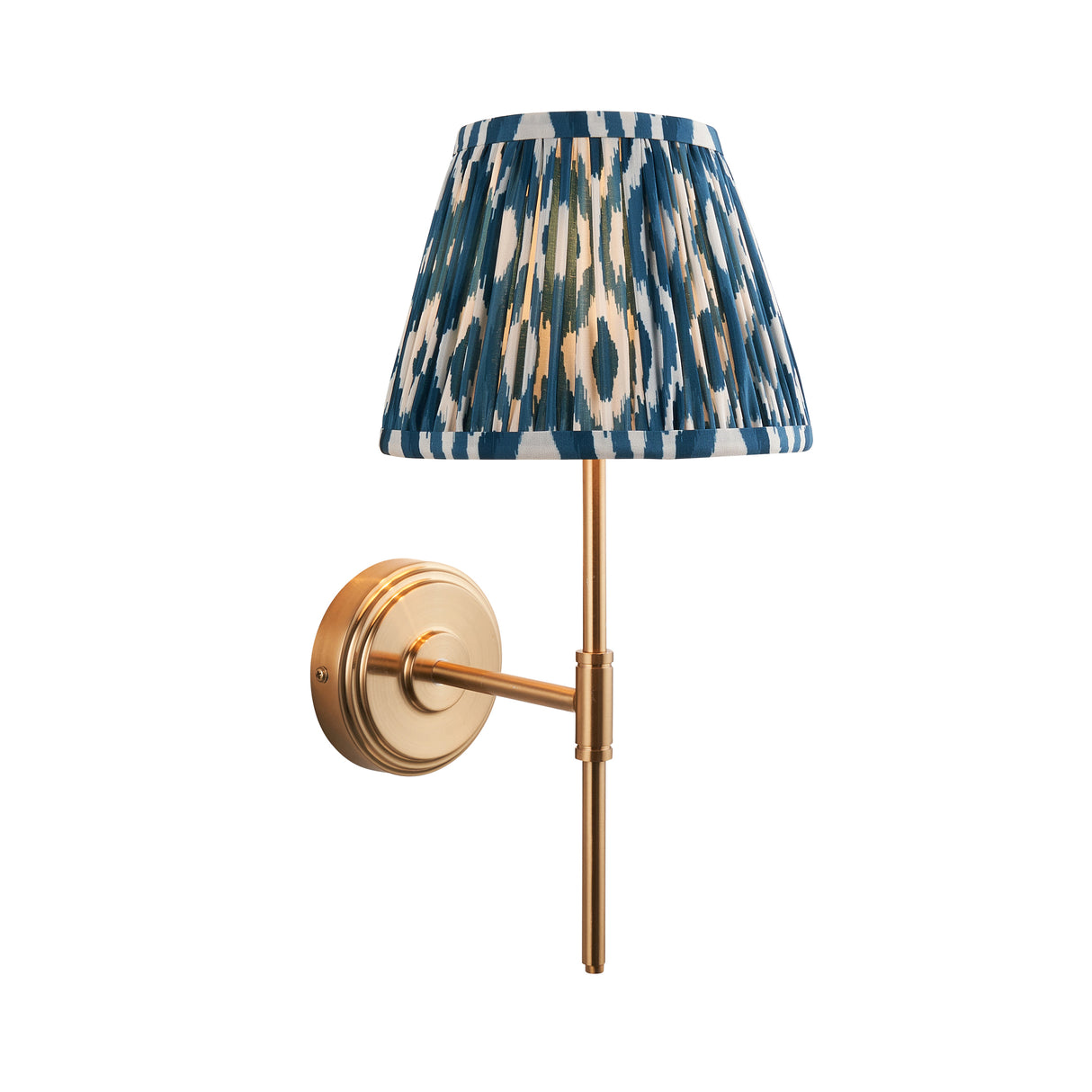 Step T Bar & Ikat 20cm Marlin blue shade - Comet Lighting