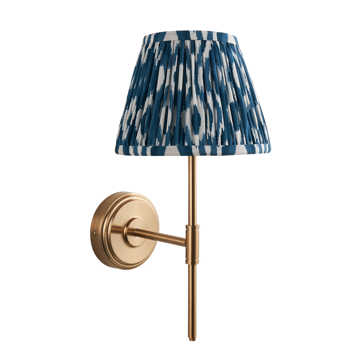 Step T Bar & Ikat 20cm Marlin blue shade - Comet Lighting