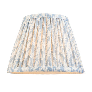 Wood Arc & Leaf 20cm Shell bay blue shade - Comet Lighting