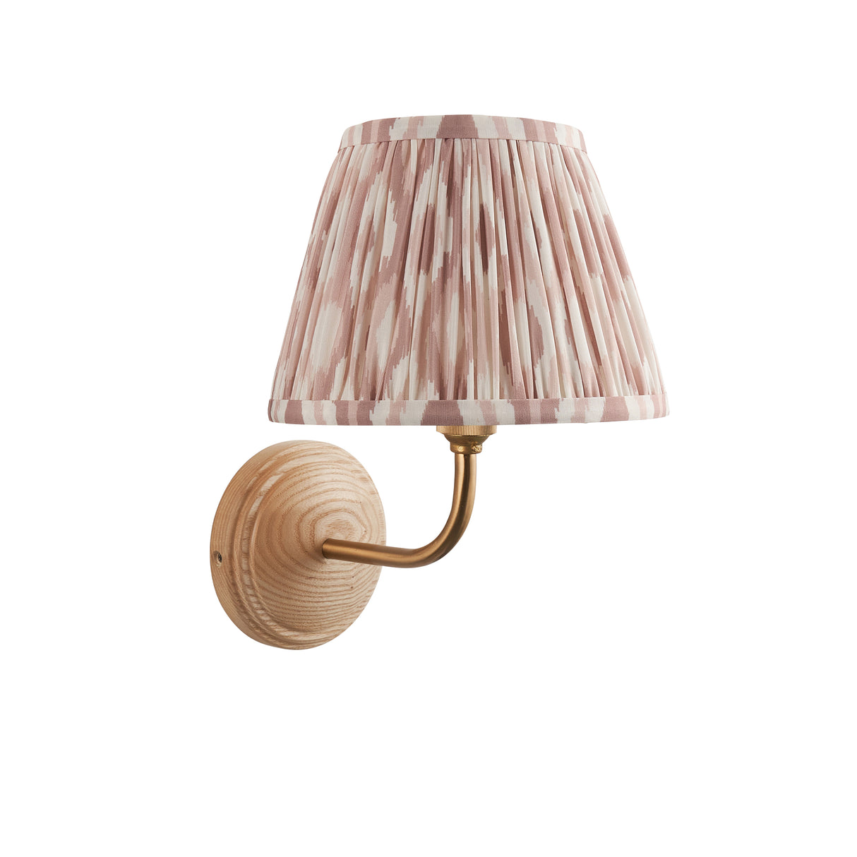 Wood Arc & Ikat 20cm Neutral shade - Comet Lighting