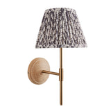 Wood T Bar & Leaf 20cm Pearl grey shade - Comet Lighting