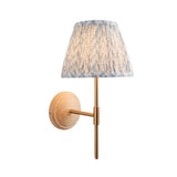 Wood T Bar & Leaf 20cm Shell bay blue shade - Comet Lighting