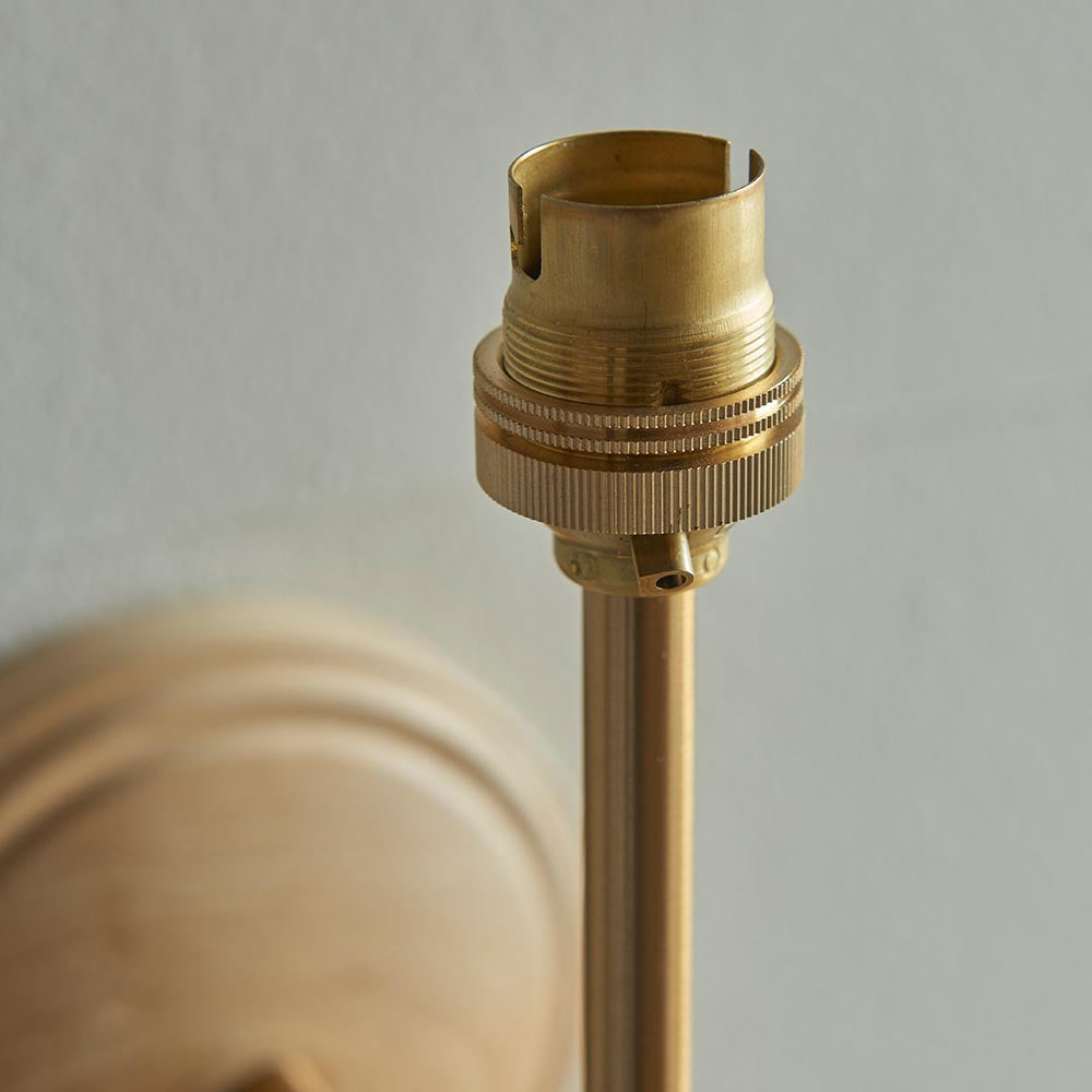 Wood T Bar & Leaf 20cm Peachy keen shade - Comet Lighting