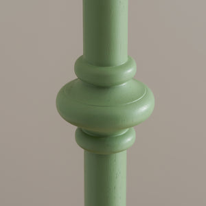 Wooden Green Carnaby & Leaf 35cm Pearl grey shade - Comet Lighting