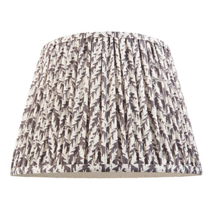 Wooden Green Carnaby & Leaf 35cm Pearl grey shade - Comet Lighting