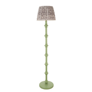 Wooden Green Carnaby & Ripple 35cm Pearl grey shade - Comet Lighting