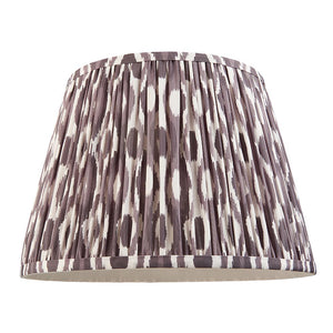 Wooden Green Carnaby & Ikat 35cm Pearl grey shade - Comet Lighting
