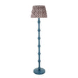 Wooden Blue Carnaby & Ikat 35cm Pearl grey shade - Comet Lighting