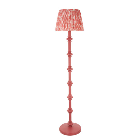 Wooden Pink Carnaby & Ikat 35cm Coral pink shade