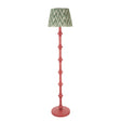 Wooden Pink Carnaby & Zigzag 35cm Cotswold green shade - Comet Lighting