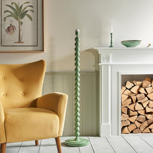 Gloss Green Higgledy & Zigzag 35cm Pearl grey shade - Comet Lighting