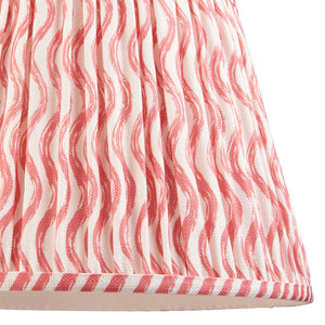 Gloss Green Higgledy & Ripple 35cm Coral pink shade - Comet Lighting