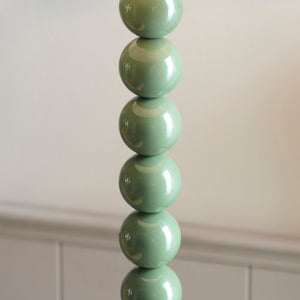 Gloss Green Higgledy & Ikat 35cm Pearl grey shade - Comet Lighting