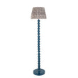 Gloss Blue Higgledy & Ripple 35cm Pearl grey shade - Comet Lighting